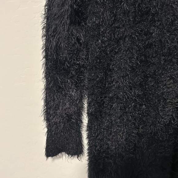 Show Me Your MuMu Bader Cardigan fuzzy black bear size S - Picture 5 of 9